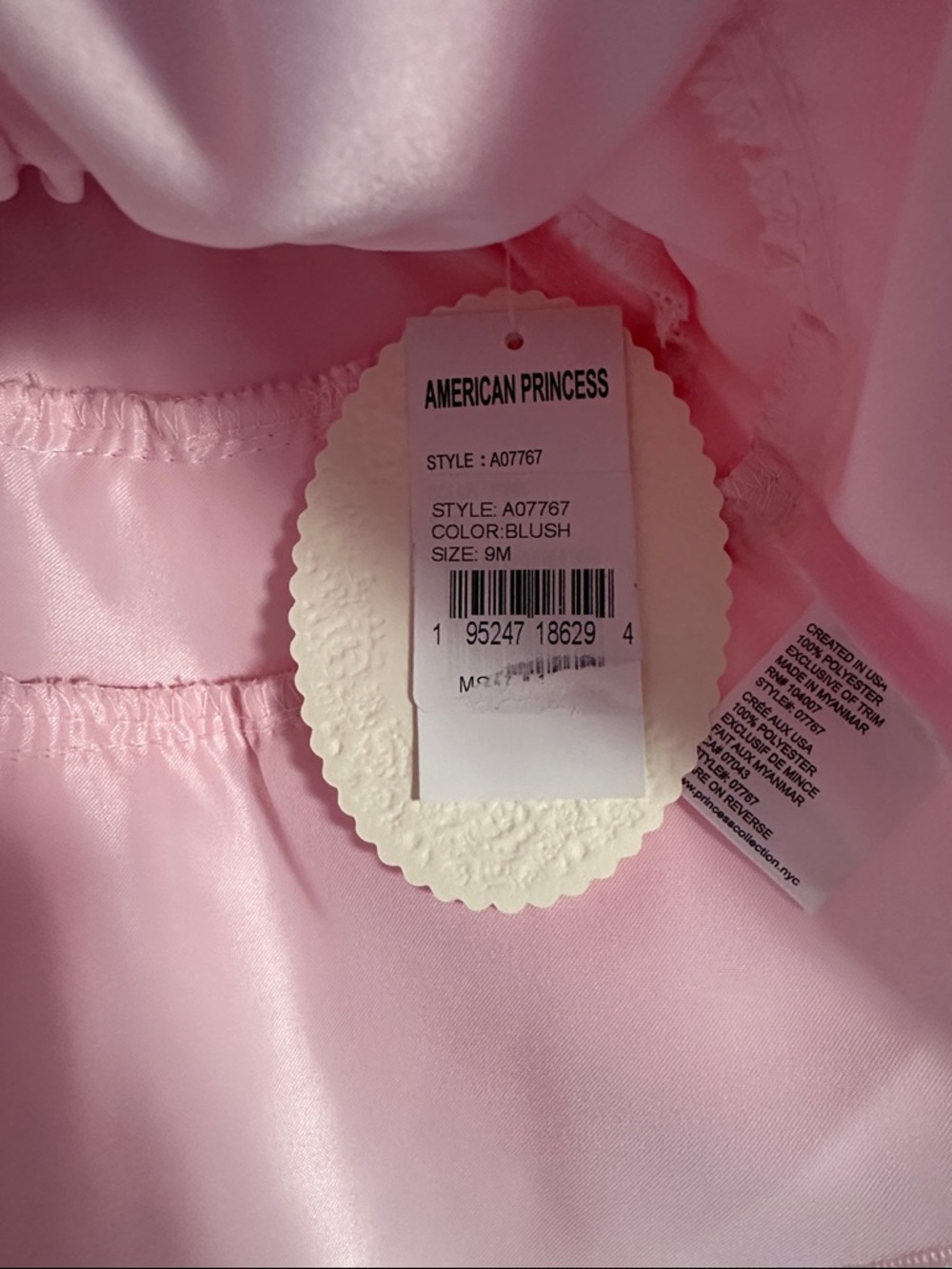 Embellished Tiered Party Dress & Bloomers 9month NWT - Picture 3 of 3